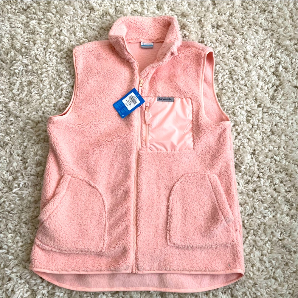 NWT Columbia Fleece Zip up Vest